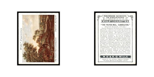 The Water Mill 1927 Wills Cigarettes British School of Painting #14 VG - Picture 3 of 3
