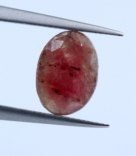 Piedra preciosa África color rojo anaranjado rubí natural suelta corte ovalado 9x6 mm 1,95 quilates - Imagen 6 de 9