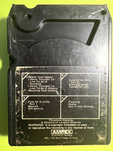 8-Track tape, Classic Rock, THE MOODY BLUES To Our Childrens Childrens Children - Picture 2 of 4