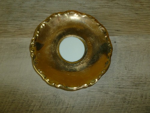 DEMITASSE CUP&SAUCER/SCENES OF ROME/MADE IN BAVARIA, GOLD PLATED - Picture 3 of 8