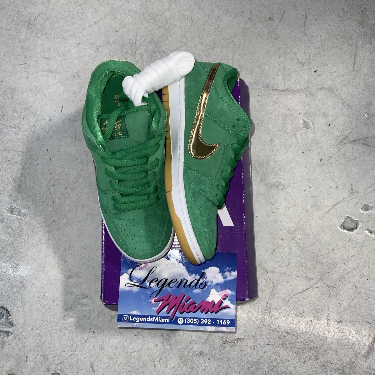 Nike SB Dunk Low Pro St. Patrick's Day Shamrock Lucky Green