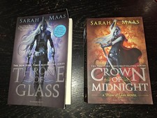 Throne of Glass & Crown of Midnight by Sarah J. Maas Trade Paperbacks 