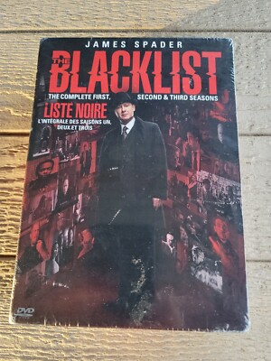 THE BLACKLIST: THE COMPLETE FIRST, SECOND & THIRD SEASONS (DVD NEW SEALED) BOX 
