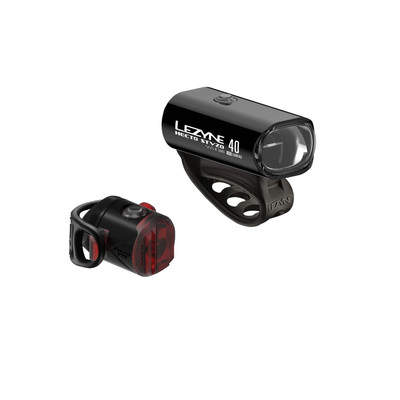 Lezyne Hecto STVZO 40/Femto USB STVZO Paar