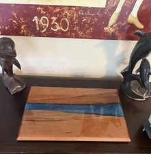 Handmade Cherry Epoxy Charcuterie Board Serving Tray