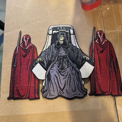 Star Wars Emperor & Royal Guard Patch Set (3) 7" Tall Palpatine ERG Empire Sith - Bild 3 von 5