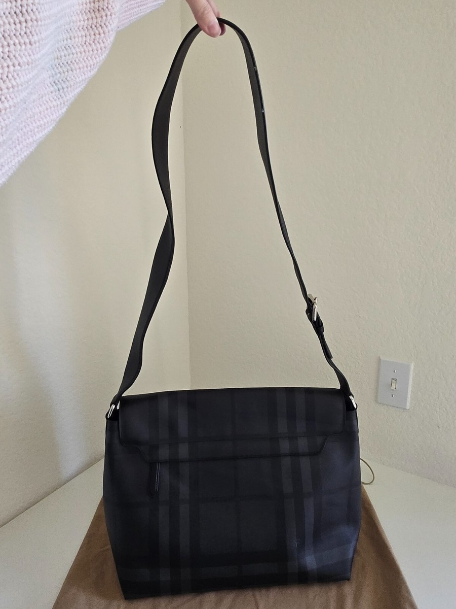 Authentic BURBERRY Limited Edition Graffiti Flap Black Logo