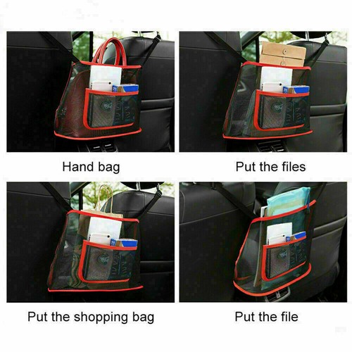 Car Vehicle Truck Seat Storage Holder Organizer No Pocket Bag Mesh Organiser AU - Picture 5 of 12