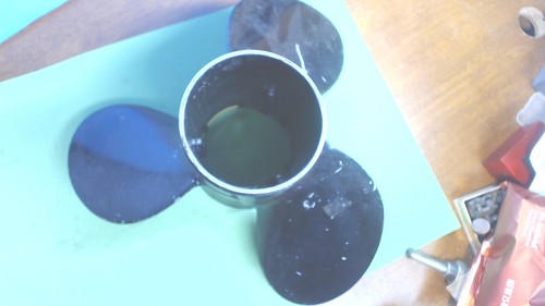 Vintage--Aluminum  Boat Propeller-  3 Blade -HAMMERHEAD--  New or Reconditioned - Picture 2 of 7