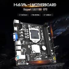H61M-I Motherboard LGA 1155 Support 2 DDR3 USB2.0 SATA2 NVME Bluetooth