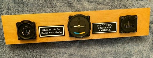 Pantalla Brújula Magnética Segunda Guerra Mundial Medidores Vintage  - Imagen 1 de 8