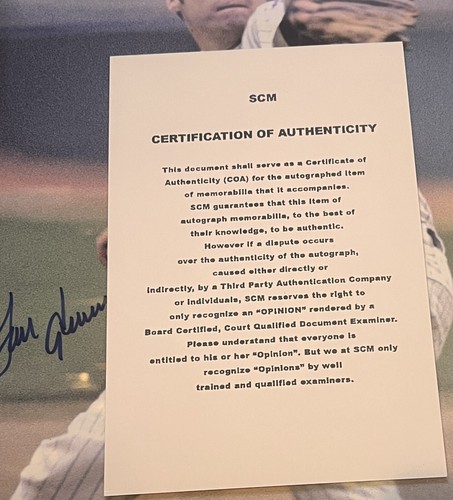 Tom Seaver Signed Autographed Glossy 8x10 Framed Photo New York Mets #41 SCM COA - Picture 4 of 6