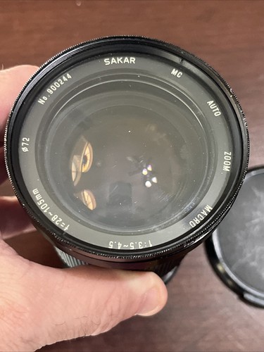 SAKAR MC 28-105 MM 1:3.5-4.5 -Zoom-Macro-Auto Lens for Minolta - Picture 5 of 9