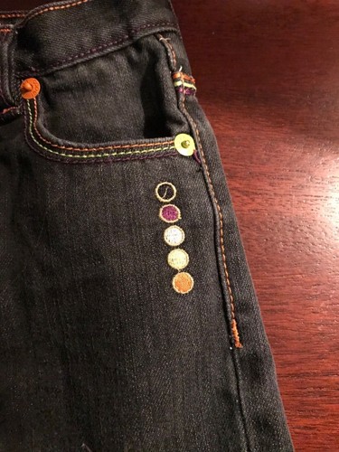 Children's COOGI denim shorts with heavy embroidery detail 3T - Picture 4 of 11