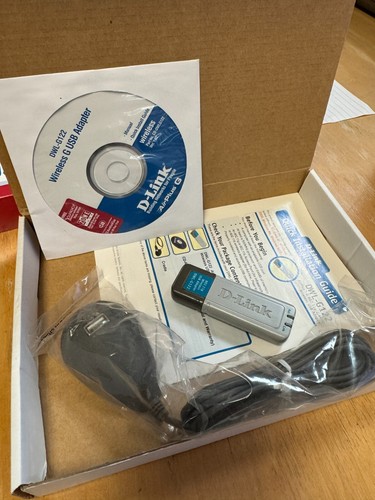 D-Link DWL-G122 Wireless G 802.11g 54Mbps USB Adapter Open Box - Picture 9 of 14