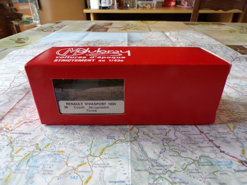 Renault Vivasport Coach geschlossen 1934 alte DUBRAY 1/43 in Box - Bild 3 von 3