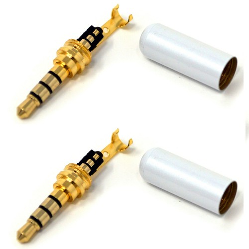 3.5mm Male Metal Audio Jack Plug Gold-Plated DIY Headphone Connector | 3-4 Pole - Picture 40 of 47