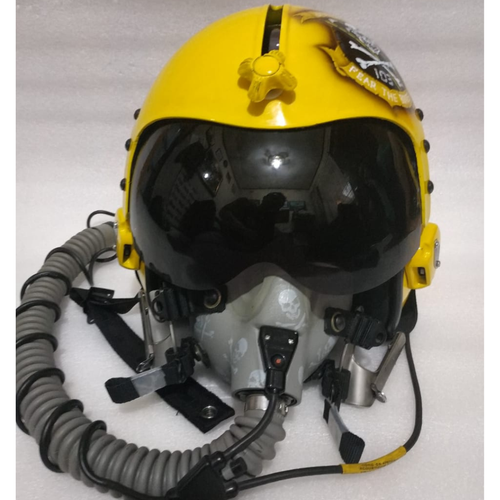 HGU-33 JOLLY ROGER CUSTOM ,NAVAL AVIATOR PILOT FLIGHT HELMET-Mask Not Include - Picture 1 of 8