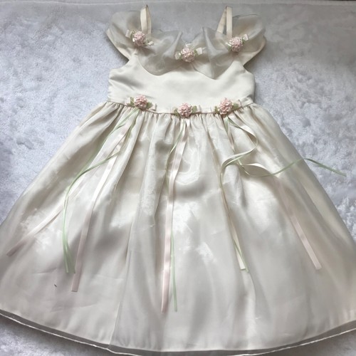 American Princess Rosette Satin Special Occasion, Formal Dress Girl's Size 5 - Picture 4 of 12