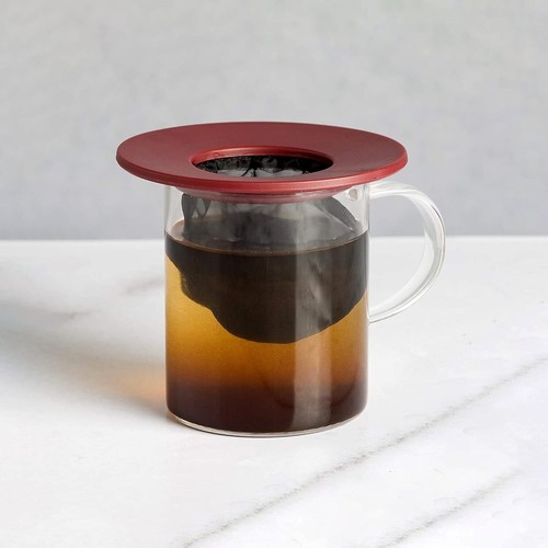 Portable Pour Over, Reusable Fine Mesh Filter, Single Cup of Coffee or Tea -2Pk - Picture 9 of 11