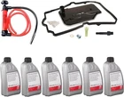 Transmission Fluid Service Kit 6L ATF (Red), Filter, Gaskets, Bolts for Mercedes