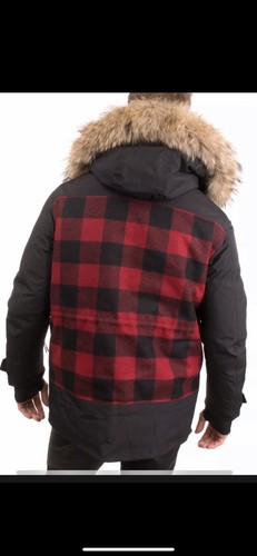 Dsquared2 Red Check Down Padded Wool Hooded Ski Jacket Size IT 48 - M Rare - Picture 3 of 11