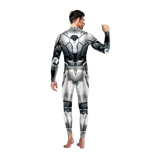 Cosplay Black Panther Flash Nightwing Jumpsuits Halloween Superhero Costumes Set - Picture 23 of 34