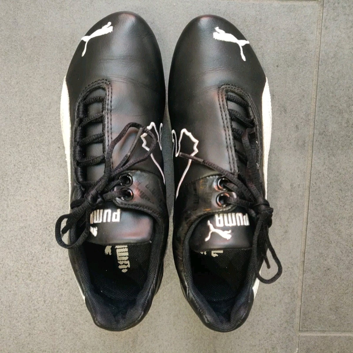 Vintage Y2K Puma Speedcat Black White Shoes Sneakers