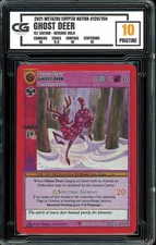 2021 Metazoo Cryptid Nation 1st Ed 120/159 GHOST DEER REV HOLO ~ CG 10 PRISTINE