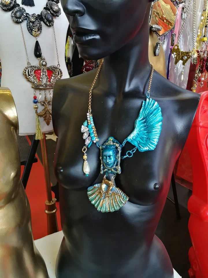 Dream Catcher Eagle Infinity Jewelry Necklace Luxury Pendant Charm Crystal Pearl - Image 3 of 4