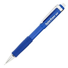 QE515C Pentel Twist-Erase III Mechanical Pencil, 0.5mm, Blue Barrel, Pack of 20