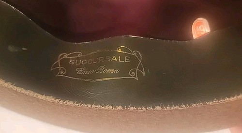 Vintage BORSALINO Grand Prix Paris 1900 Fedora Hat Size 6.5 Brown - Picture 6 of 12