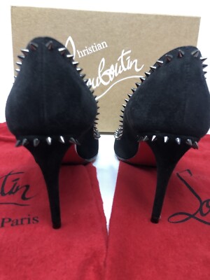 ルブタン ANJALINA 85 VEAU VELOURS パンプス 37.5 Christian Louboutin Anjalina 85 VEAU VELOURS 35.5 Barely