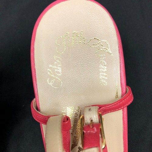 Salvatore Ferragamo Chestnut Rose Slingback Pumps 3" Heel Italy Women's Size 7 B - Picture 7 of 14