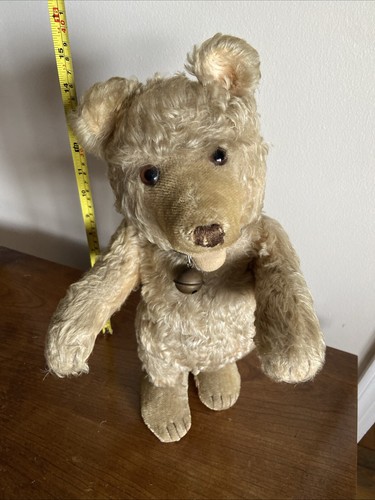 Antik Vintage einmal weiß Mohair Steiff Teddybär JTD Filzpfoten 15 Zoll OHNE AUSWEIS - Bild 5 von 21