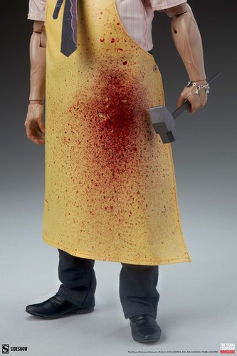 TEXAS CHAINSAW MASSACRE LEATHERFACE KILLING MASK 1/6 Action Figure 30cm SIDESHOW - Imagen 9 de 24