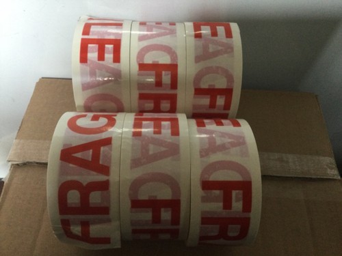 Fragile Low Noise Packaging Parcel Packing (6)Tape Strong 48mm x 66m - Picture 7 of 12