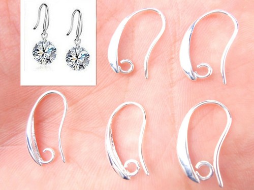 925 Silver Jewelry Accessories Ear Hook Dangle Crystal Decoration Earrings of 10 - 第 1/2 張圖片