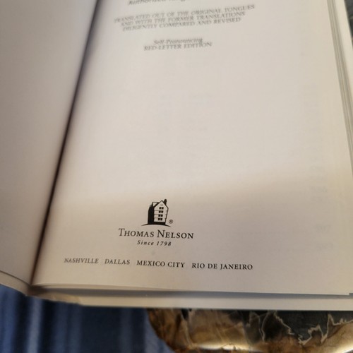 Vintage KJV BFCL R Masonic Bible 1987 - Bild 3 von 8