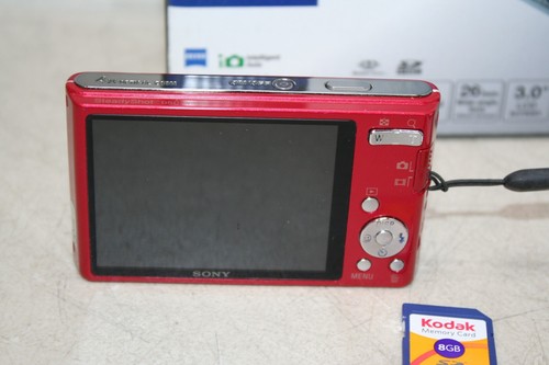 Sony Cyber-shot DSC-W330 14.1MP Digital Camera Red- Tested - Picture 4 of 6