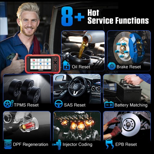 2025 LAUNCH X431 CRP129i OBD2 Scanner ABS SRS Engine Diagnostic Tool Code Reader - Picture 2 of 13
