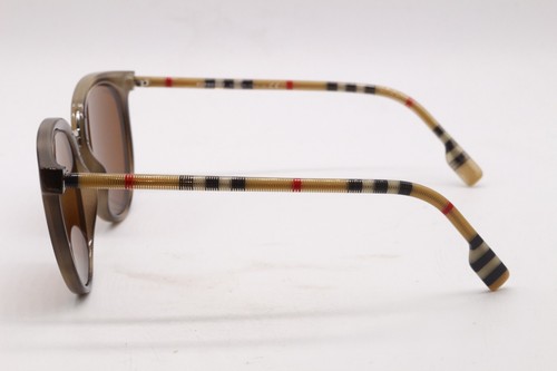 BURBERRY B 4316 3887/73 BEIGE HAVANA BROWN LENS AUTHENTIC FRAME SUNGLASSES 54-19 - Picture 3 of 4