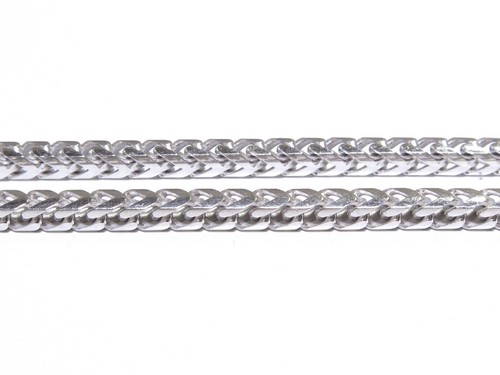Herren Silber Franco Link Ausgefallen 59,8 Gramm Halskette Kette 3,69 mm 36 Zoll - Bild 2 von 6