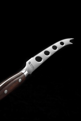 Xinzuo B35 German Stainless Steel Red Sandalwood Kitchen Cake Cheese Knife - Picture 6 of 18