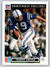 1991 Upper Deck Domino's The Quarterbacks Johnny Unitas Baltimore Colts #46