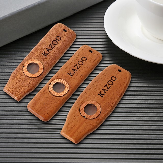 Kazoo Flute Lightweight Wood Harmonica Patry Musical Instrument for Music Lovers Kazoo Flute Lightweight Wood Harmonica Patry Musical Instrument for Music Lovers