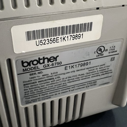 Brother Correctronic GX-6750 Electronic Typewriter With Tested Working - Picture 5 of 6