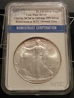 2001 American Eagle 1 oz .999 Made W/ Silver From WTC Ground Zero Numistrust
