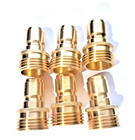 6 Pcs.Garden Hose Brass Hose Quick Connect  Disconnect Coupler Plug.(Quality)