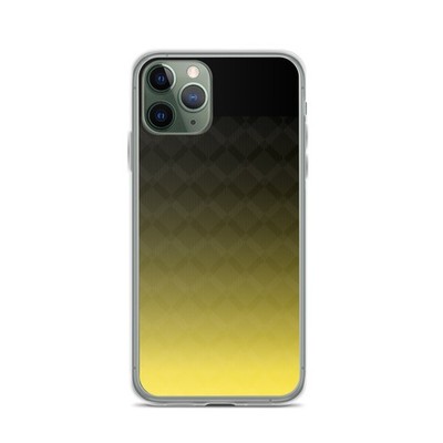 Yellow & Black Clear Case for iPhone , Multiple Models